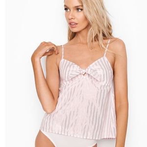 NWOT white & gold sleep camisole size M